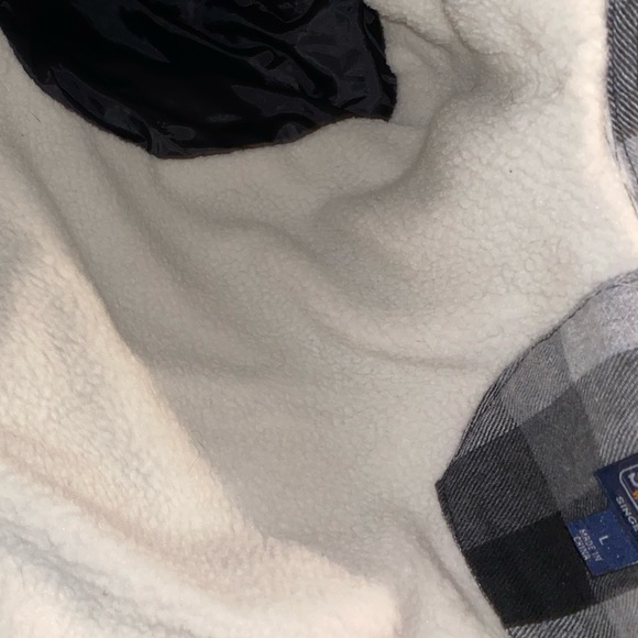 Smith Flannel SHERPA LINED Cotton Button Down Jacket - Picture 5 of 5